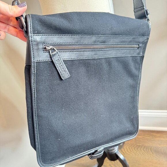 Bally 1851 Crossbody Sling Messenger Bag w/ Silver Tag - Picture 4 of 16